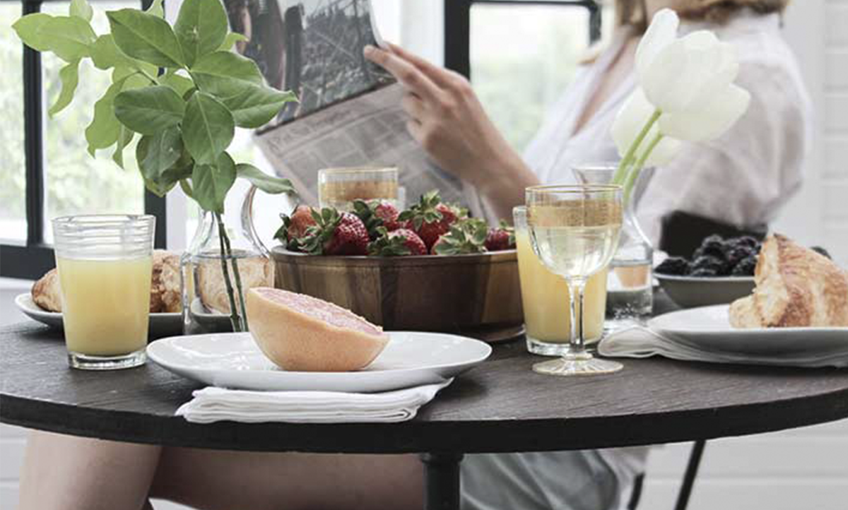 Women at Breakfast Table